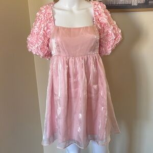 Allison + Kelly Los Angeles Petal Pink Flower Dress